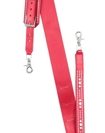 Shop Zadig & Voltaire Woman Bag Strap Red Size - Soft Leather
