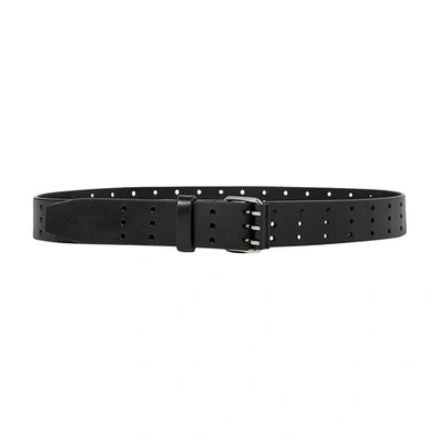 Shop Ann Demeulemeester Olka Belt Elbamat In Black