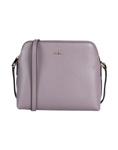 Furla Woman Cross-body Bag Mauve Size - Soft Leather In Purple