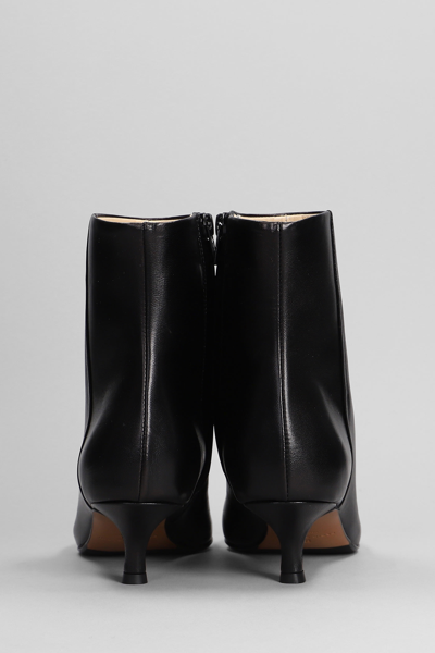 Shop Fabio Rusconi High Heels Ankle Boots In Black Leather