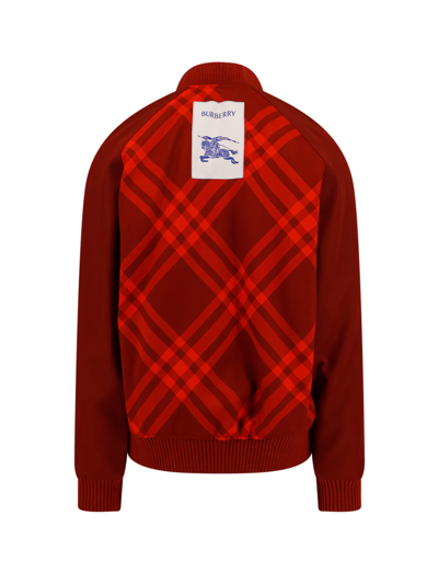 Shop Burberry Jacket In Red