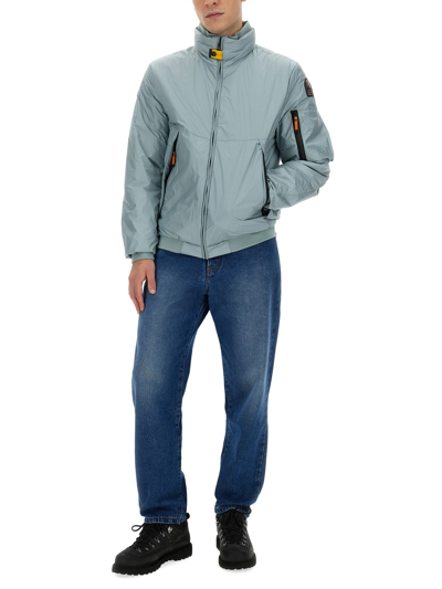 Shop Parajumpers Laid Jacket In Azzurro