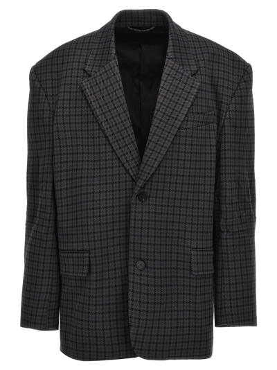 Balenciaga Blazer Jacket In Grey