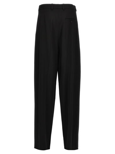 Shop Balenciaga Tailoring Pants In Black