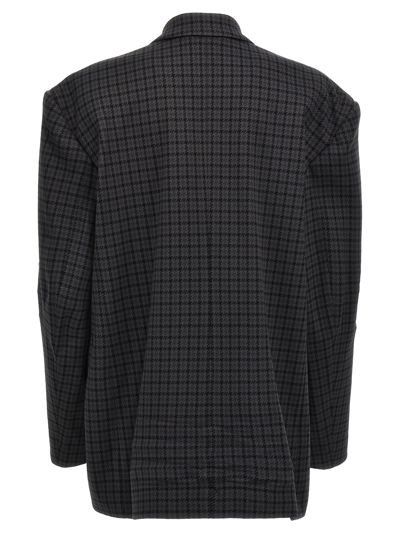 Balenciaga Blazer Jacket In Grey