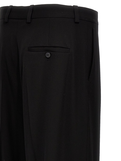 Shop Balenciaga Tailoring Pants In Black