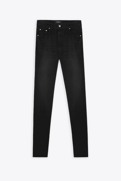 Shop Represent R1 Essential Denim Black Slim Fit Jeans - R1 Essential Denim In Denim Nero