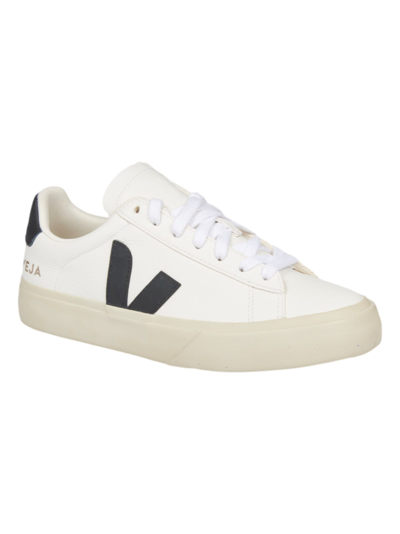 Shop Veja Campo Chromefree Sneakers In Extra White