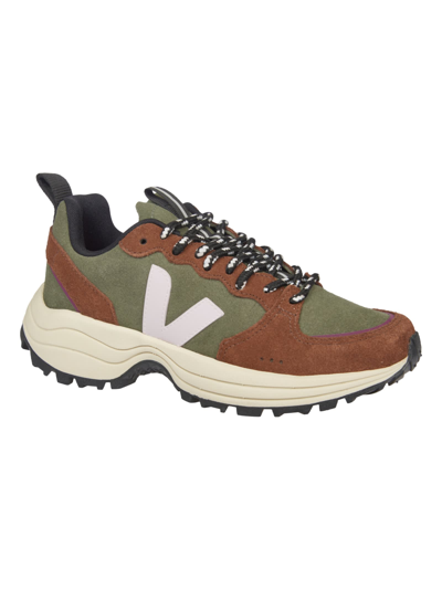 Shop Veja Vc Sneakers In Mud_parme-multico