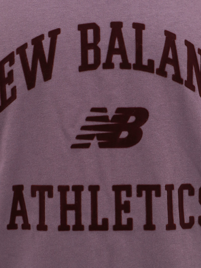Shop New Balance T-shirt In Purple