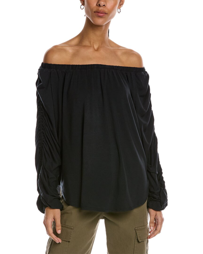 Shop Free People Care T-shirt In Black
