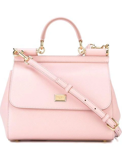 Dolce & Gabbana Dolce And Gabbana Pink Medium Miss Sicily Bag | ModeSens