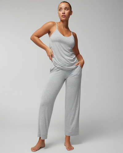 Shop Soma Women's Cool Nights Pajama Pants In Gray Size Xs |