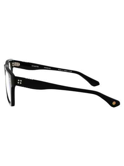 Shop Dita Venzyn Glasses In 03 Black W/ Clear