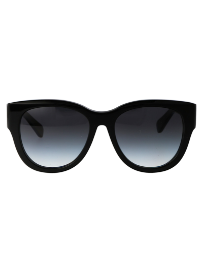 Shop Chloé Ch0192s Sunglasses In 001 Black Black Grey