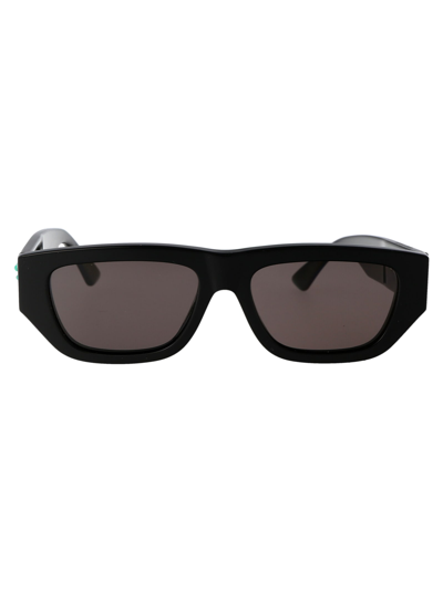 Shop Bottega Veneta Bv1252s Sunglasses In 001 Black Black Grey