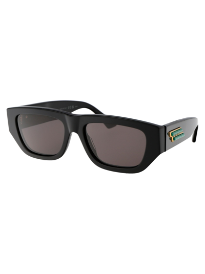 Shop Bottega Veneta Bv1252s Sunglasses In 001 Black Black Grey