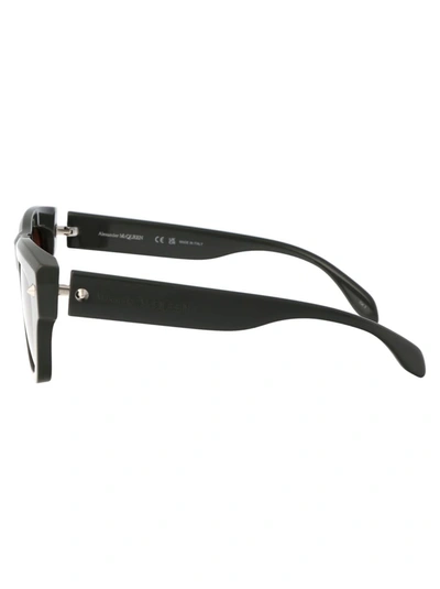 Shop Alexander Mcqueen Sunglasses In 004 Grey Grey Brown