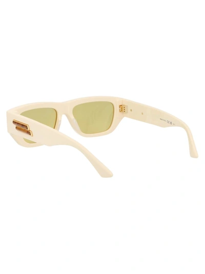 Bottega Veneta Sunglasses In 003 Ivory Ivory Yellow
