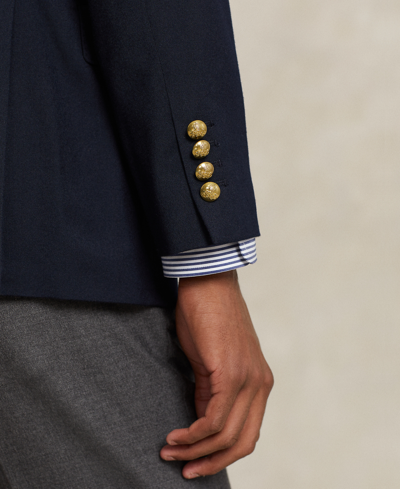 Shop Polo Ralph Lauren Men's Polo Modern Wool-blend Gabardine Blazer In Navy