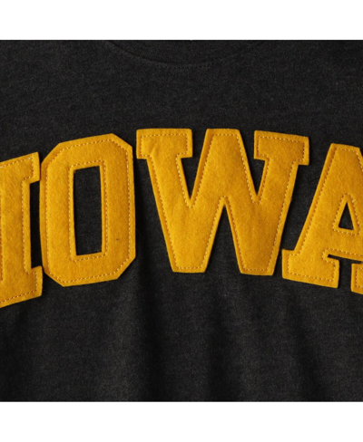 Pressbox Black Iowa Hawkeyes Plus Size Two-hit Canyon Long Sleeve T-shirt In Black