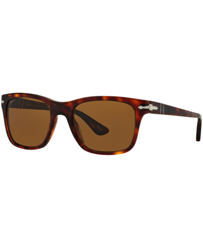 Shop Persol Men's Polarized Sunglasses, Po3135s In Tortoise,brown Polar
