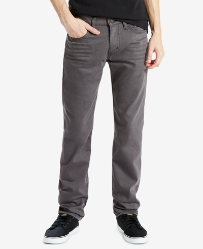 Shop Levi's Men's 511 Slim Fit Jeans In Grey Black D