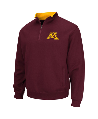 Colosseum Men's Minnesota Golden Gophers Tortugas Logo Quarter-zip Jacket In Maroon