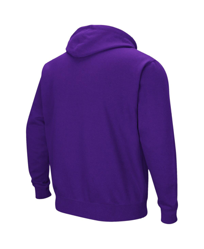 Colosseum Purple Suny Albany Great Danes Isle Pullover Hoodie In Purple