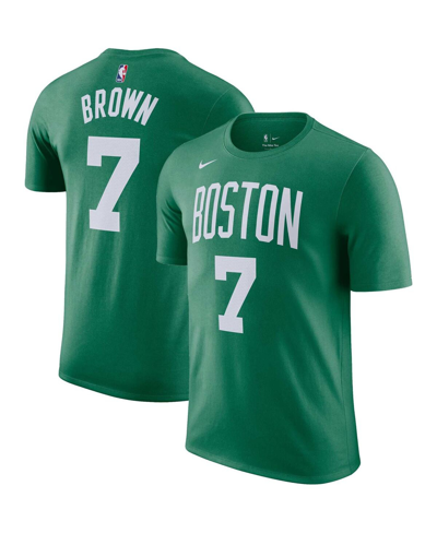 Shop Nike Men's  Jaylen Brown Kelly Green Boston Celtics Icon 2022/23 Name And Number Performance T-shirt