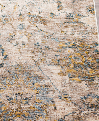 Surya Mirabel Mbe-2316 2'7" X 4' Area Rug In Tan,mist