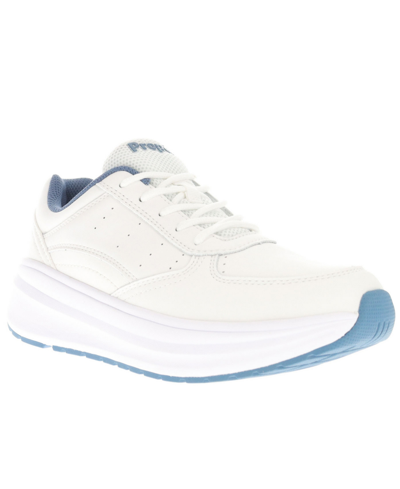 Shop Propét Women's Ultima Sneakers In White,denim