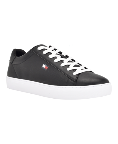 Shop Tommy Hilfiger Men's Brecon Cup Sole Sneakers In Black,white