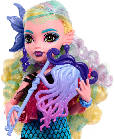 Shop Monster High Lagoona Blue Doll In Monster Ball Party Dress With Accessories In Multi-color