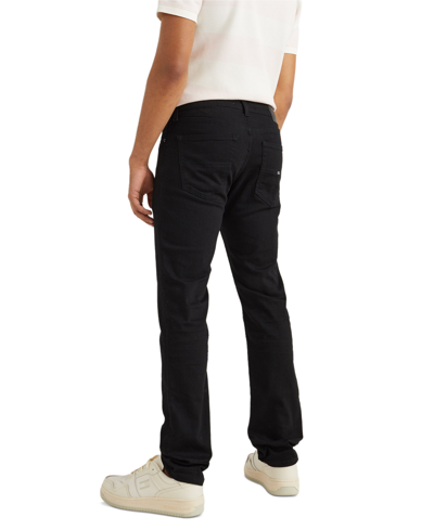 Shop Tommy Hilfiger Men's Scanton Slim-fit Stretch Denim Jeans In New Black