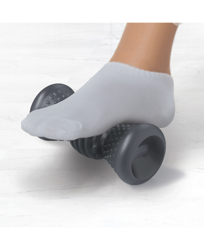 Shop Sharper Image Recovery Foot Roller Compact Massager In Black