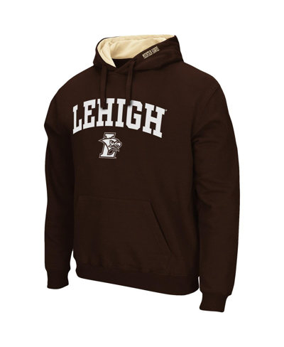 Colosseum Men's  Brown Lehigh Mountain Hawks Isle Pullover Hoodie In Brown