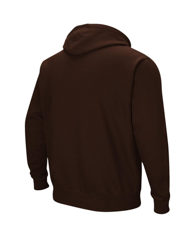 Colosseum Men's  Brown Lehigh Mountain Hawks Isle Pullover Hoodie In Brown