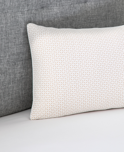 Prosleep Copper Infused Gel Memory Foam Cluster Pillow, Jumbo In White,copper
