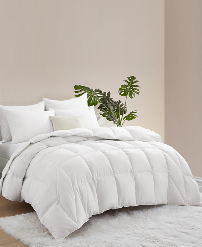 Unikome Ergonomic All Season Warm Cozy Goose Down Feather Duvet, Twin In White