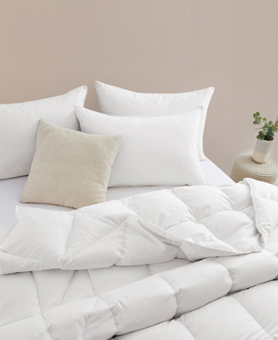 Unikome Ergonomic All Season Warm Cozy Goose Down Feather Duvet, Twin In White