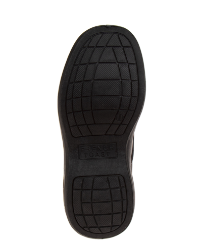 French Toast Little Boys School Hook And Loop Closure Shoes In Black