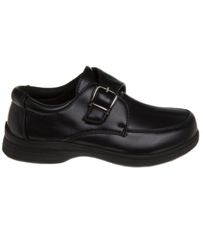 Shop French Toast Toddler Boys School Hook And Loop Closure Shoes In Black