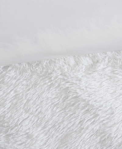 Juicy Couture Shaggy Faux Fur 3-pc. Comforter Set, Full/queen In White