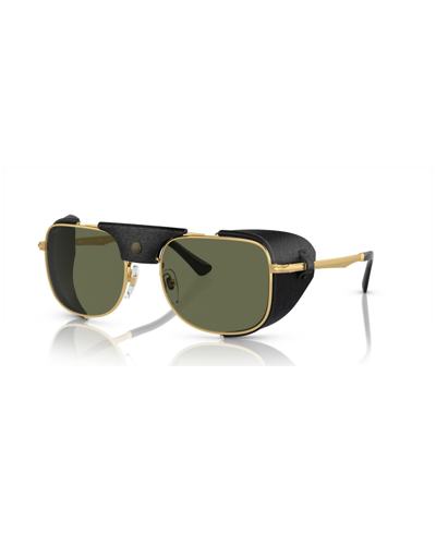 Shop Persol Men's Polarized Sunglasses, Po1013sz In Gold