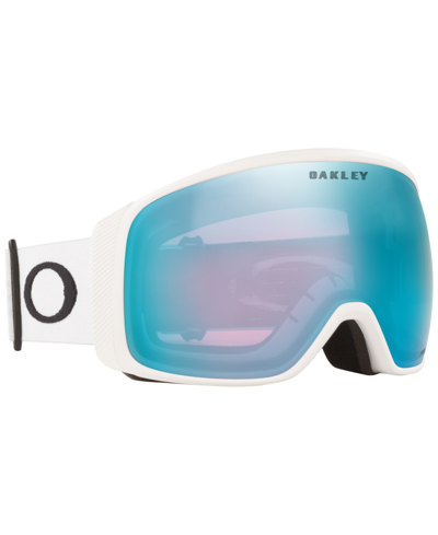 Shop Oakley Unisex Flight Tracker Snow Goggles In Prizm Snow Sapphire Iridium