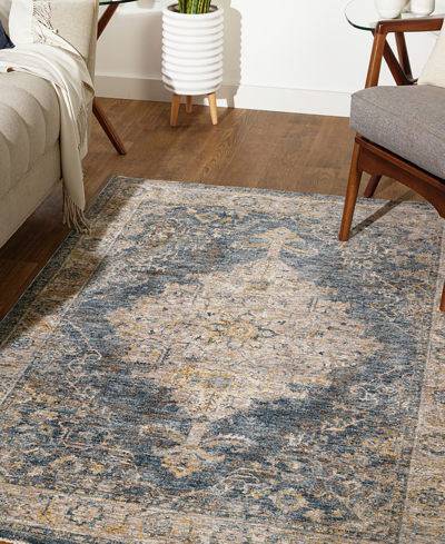 Surya Mirabel Mbe-2317 2'7" X 4' Area Rug In Blue,maize