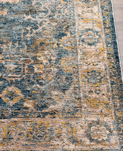 Surya Mirabel Mbe-2317 2'7" X 4' Area Rug In Blue,maize