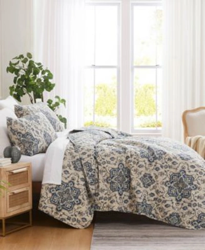 Southshore Fine Linens Persia Oversized Quilt Set In Eggplant