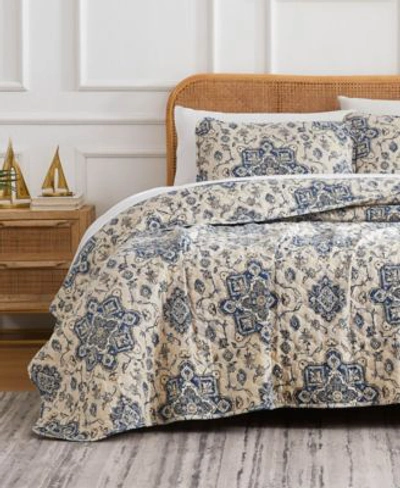 Southshore Fine Linens Persia Oversized Quilt Set In Eggplant